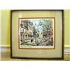 Image 1 : French old print of Paris signed Arno