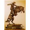Image 1 : Bronco Buster-Bronze Sculpture By Remington-Fine Recast