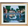 Image 1 : Canal by Baker - Rare Venice Canal Print Framed