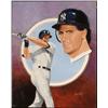 Image 1 : Leon Wolf Original Signed Painting Paul O'Neill Yankees