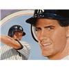 Image 2 : Leon Wolf Original Signed Painting Paul O'Neill Yankees
