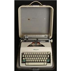 Vintage Olympia Typewriter & Case Portable, Germany