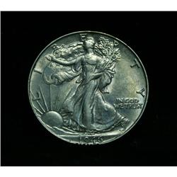 1946-p Walking Liberty 50c Grades Almost Uncirculated au58