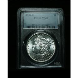 PCGS 1901-o Morgan Dollar graded ms62