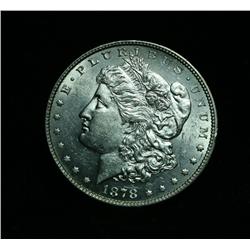 1878-p Reverse of '79 Morgan Dollar Grades Choice Uncirculated ms64+    VAM 200 Broken N & M