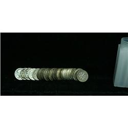 34 Silver Dimes  Roosevelt and Mercury  Good to Unc