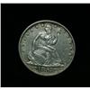 Image 1 : 1853-p Arrows & Rays Seated Liberty Half Dollar 50c Grades au55