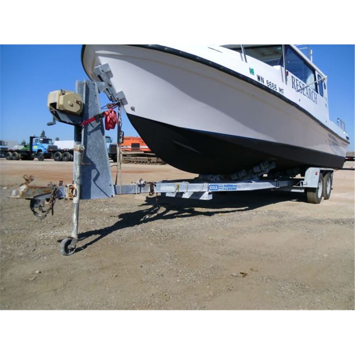 COX Super Loader T/A 25' Boat Trailer