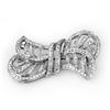 Image 1 : Natural 2.0 ctw Diamond Brooch 14K White Gold