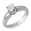 Image 1 : Natural 0.50 ctw Diamond Ring 14K White Gold
