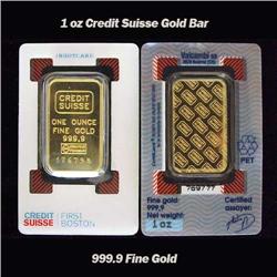1 oz Credit Suisse Gold