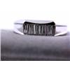 Image 2 : 14k White Gold Ring with Diamonds