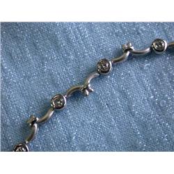 18k White Gold with Diamond Bracelet