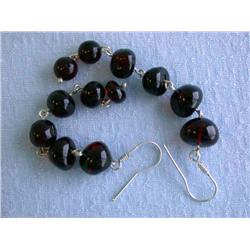 Dangling Amber Earrings