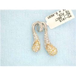 14k Gold Diamond Pendant