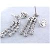 Image 2 : 18k Gold Dangling Earrings with Diamonds