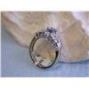 Image 2 : 14k Gold Diamond Ring with Tanzanite