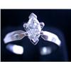 Image 2 : Platinum Ring with Solitaire Diamond