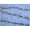 Image 2 : 14k White Gold Necklace with Topaz
