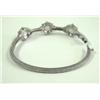 Image 3 : Judith Ripka 18K Gold/Silver, Pink Quartz Bangle