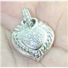 Image 1 : Judith Ripka Silver Diamonique Pendant