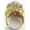Image 3 : 18K Yellow Gold Diamond Ring