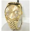 Image 1 : Rolex 18K Yellow Gold Diamond Mens Watch