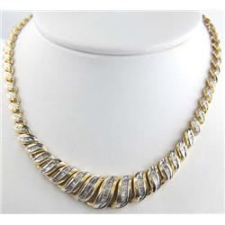 14K Gold Diamond Necklace