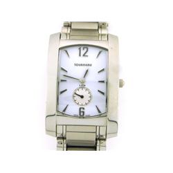 TOURNEAU Mens Swiss Made Stainless Steel Watch