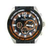Image 1 : Lucien Piccard Men's Volcano Rubber Strap Watch - 26942OR