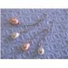 Image 2 : Dangling Pearl and Silver Earrings