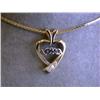 Image 1 : 14k Necklace with HEART pendant