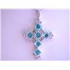 Image 1 : 14k Gold Necklace with Cross Pendant