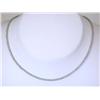 Image 1 : 18k White Gold Diamond Necklace