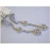 Image 3 : 14k White Gold Earrings with Diamonds