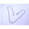 Image 2 : 18k White Gold Diamond Tennis Necklace (5.00 carats)