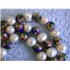 Image 3 : Pearl and Enamel Necklace