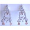 Image 3 : 14k Gold Earrings with Diamonds
