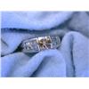 Image 2 : 14k White Gold Ring with Diamond Accents (Semi-mount)