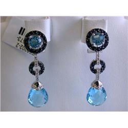 E.F. J. 14k Ladies Fashion Earrings