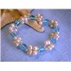 Image 2 : Fresh Water Pearl and Colored Gemstone Bracelet