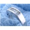Image 3 : 14k White Gold Ring with Diamonds
