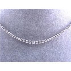 18k White Gold Diamond Necklace