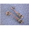 Image 3 : 18k White Gold Earrings with Diamonds and Tsavorite
