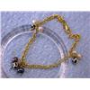 Image 2 : 14k Yellow Gold Bracelet with Pearls