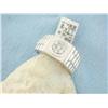 Image 3 : 14k White Gold Ring with Diamonds