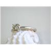 Image 2 : 14k White Gold Solitaire Diamond Ring