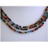 Image 1 : Agate Necklace with Silver Clasp