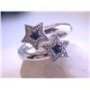 Image 3 : 14k White Gold Ring with Diamonds