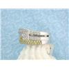 Image 2 : 14k White Gold Ring with Diamonds